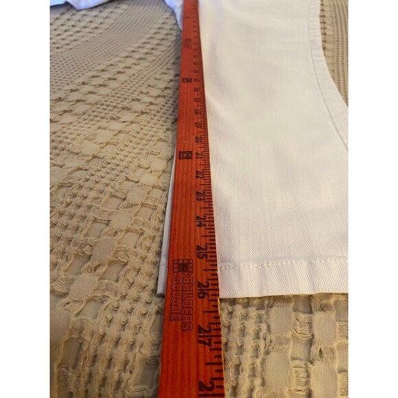 American Living Womens Jeans Cropped Pants Size 12 Bright White Summer Vacation - Picture 6 of 12